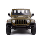 Jada Just Trucks 1:24 2020 Jeep Gladiator Die-cast Car Brown with Tire Rack, Toys for Kids and Adults