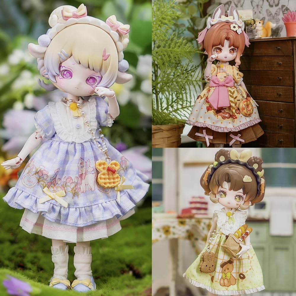 1/12 BJD Doll OB11 Size Action Figures Collectable Gifts (Single Box)