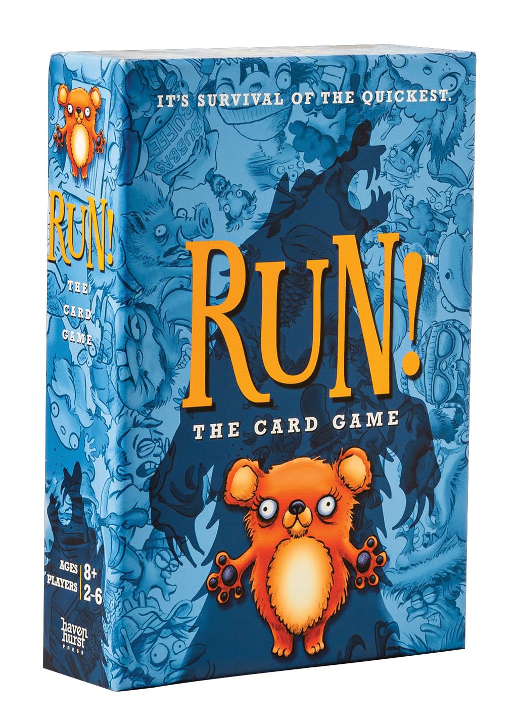 Havenhurst Press Run! The Card Game - The Hilarious Family Card Game Where Losing is Half the Fun | Ages 8+ | 2-8 Players | 15-30 Min