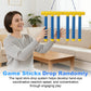 PATAZOK The Ultimate Reflex Challenge: Drop Stick Catching Game | Adjustable Speed, Reflective Sticks for All Ages Blue