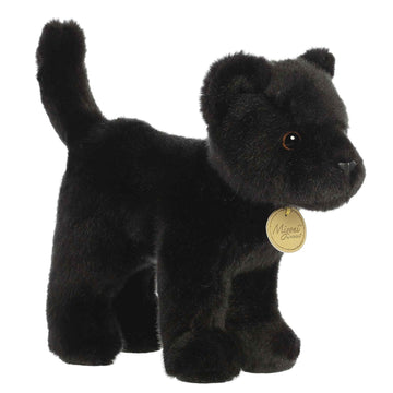 Aurora® Realistic Miyoni® Panther Stuffed Animal - Lifelike Details Make a Cherished Companion - Perfect for Decorating Bedrooms or Classrooms - Black