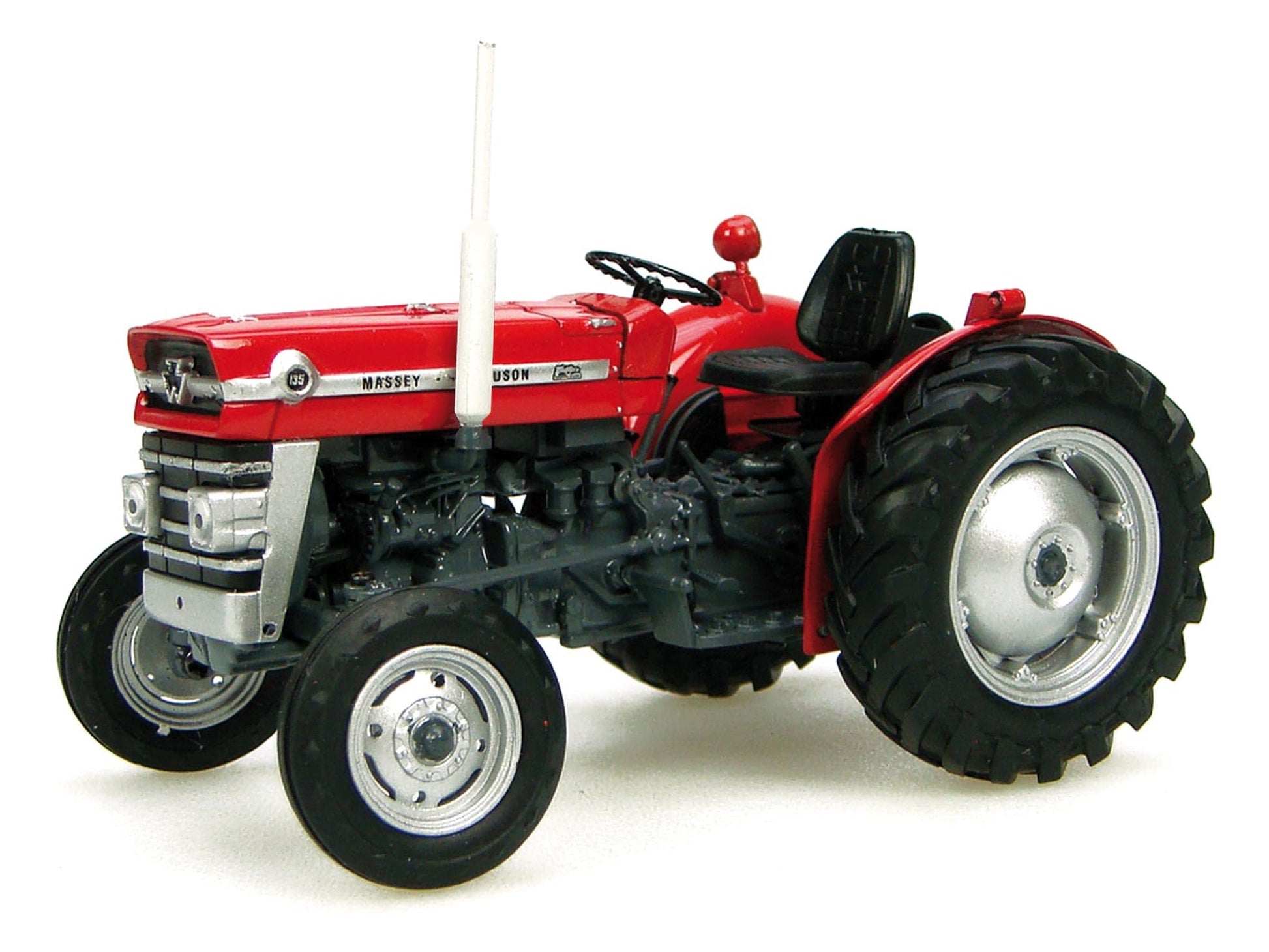 Universal Hobbies Massey Ferguson 135 Tractor Without Cabin 1:32 Scale Diecast Farm Mocel Replica, Collectible Miniature UH2785