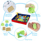GarveeLife Kids Sand Kit, 43PCS Set w/Tools, 6 Construction Trucks & Castle Molds, Foldable Sand Box Storage Bin Tote, Toys for Boys Girls