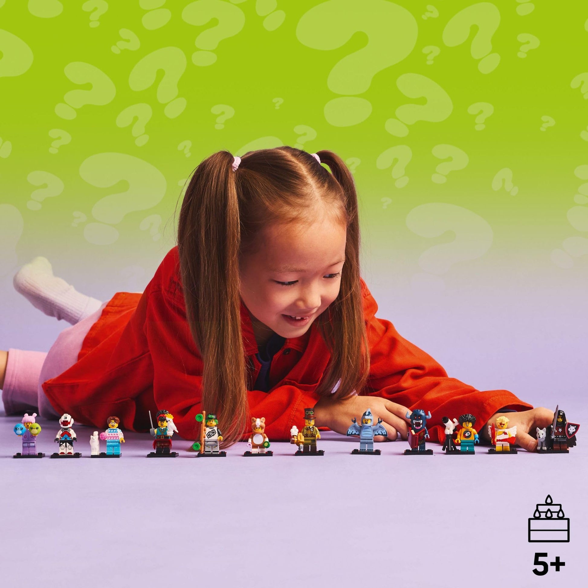 LEGO Minifigures Series 27 6 Pack - Multipack of Collectible Figures for Kids, Boys and Girls, Ages 5+ - Mystery Blind Box of 12 Possible Minifigures