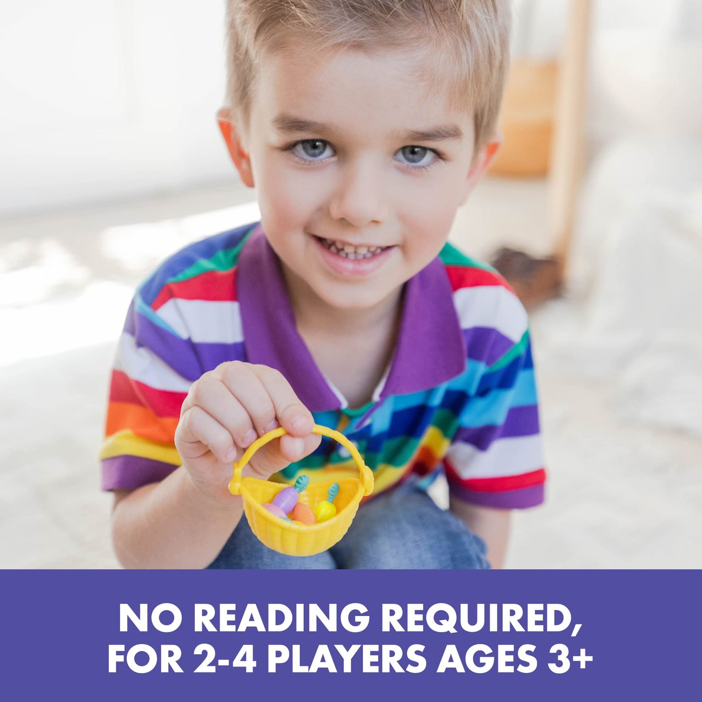 Educational Insights Hoppy Floppy's Happy Hunt - Toddler Board Games Ages 3-5, Early Learning Games for Preschoolers, Fine Motor Skills Toys