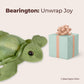 Bearington Lil' Shelton Sea Turtle Stuffed Animal - 7" Plush Sea Turtle Toy with Soft Green Shell and Patterned Belly - Adorable Cuddly Turtles Gift