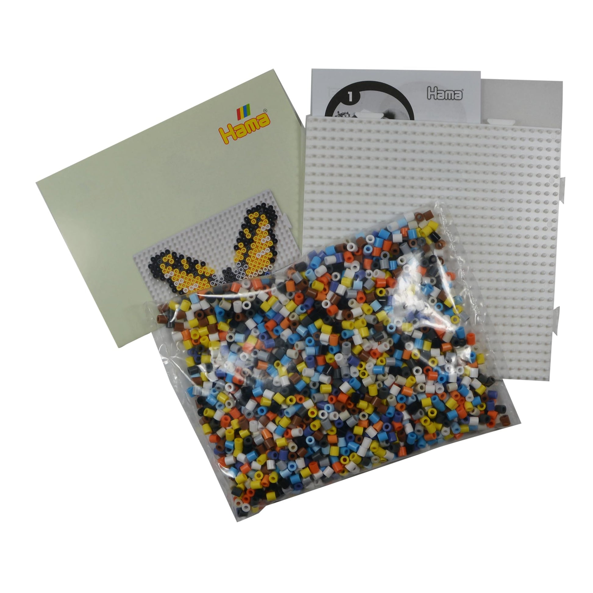 Hama Beads DYI - Butterflies | Mosaic Decoration Arts & Craft for Creative Children Ages 5+, Small