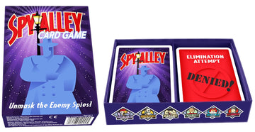 SPY ALLEY Card Game: Secret Intrigue for Kids and Adults Ages 8 and Up, Reimagined Spy Game for 2-6 Players, Mystery Games, Family Games for Kids