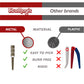 LitoMagic Metal Cribbage Pegs for Cribbage Board Game. Work with Regular Peg Board 1/8 Hole Size Like Bicycle Board Games. Pack of 16 Crib pegs.