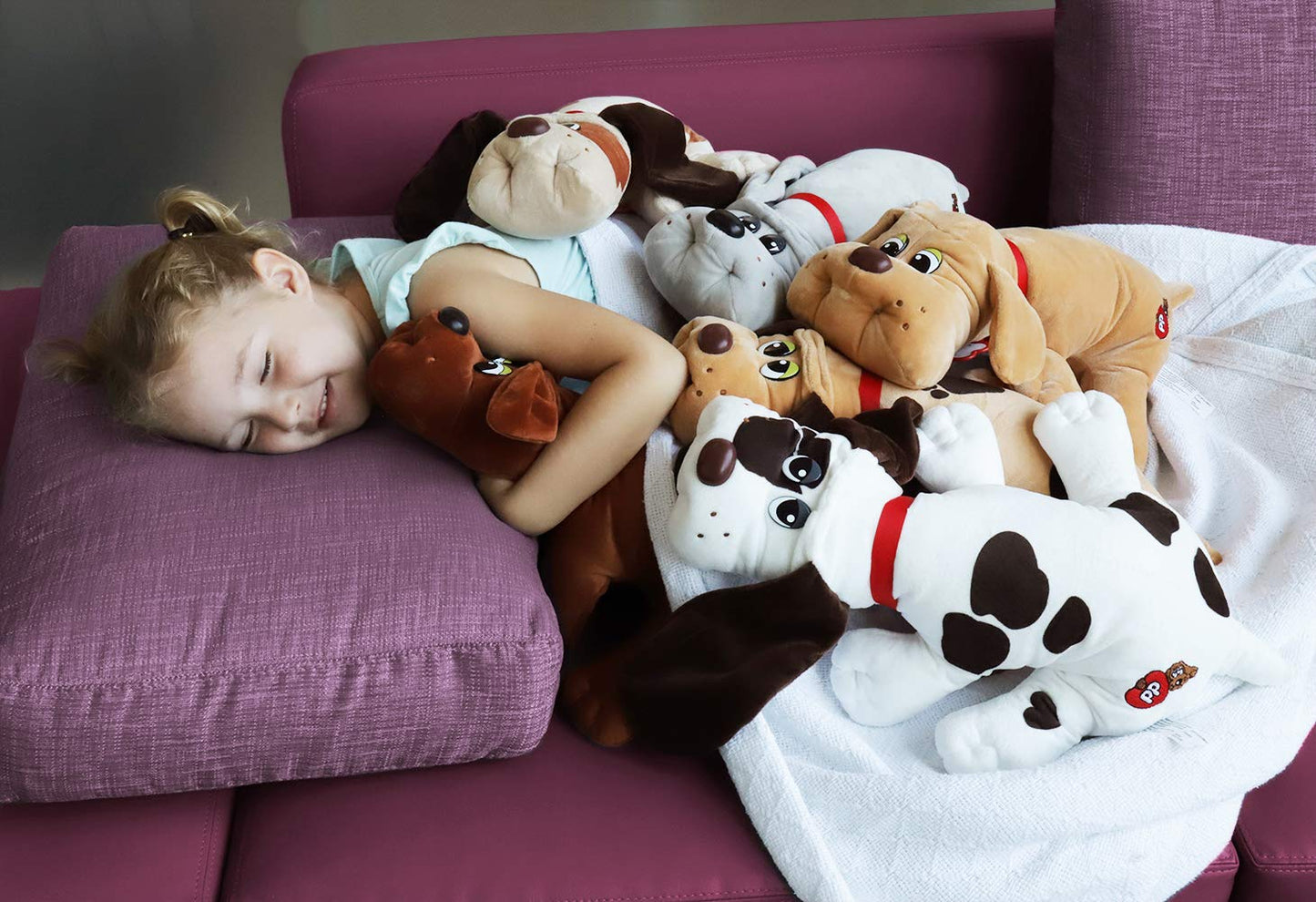 Basic Fun Pound Puppies Classic Stuffed Animal Plush Toy - Great Gift for Girls & Boys - 17" - Beige