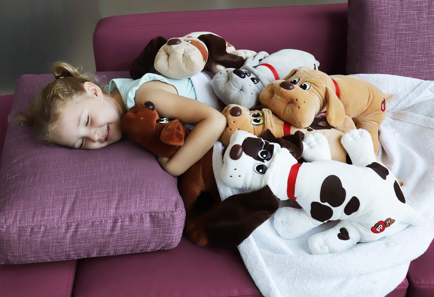 Basic Fun Pound Puppies Classic Stuffed Animal Plush Toy - Great Gift for Girls & Boys - 17" - Beige