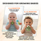 Baby’s Way Teething Toy - Owl Silicone Teether Toy for Babies 3-6 Months Toys for 6-12 Months - Baby Teething Relief, Silicone Teethers for Babies