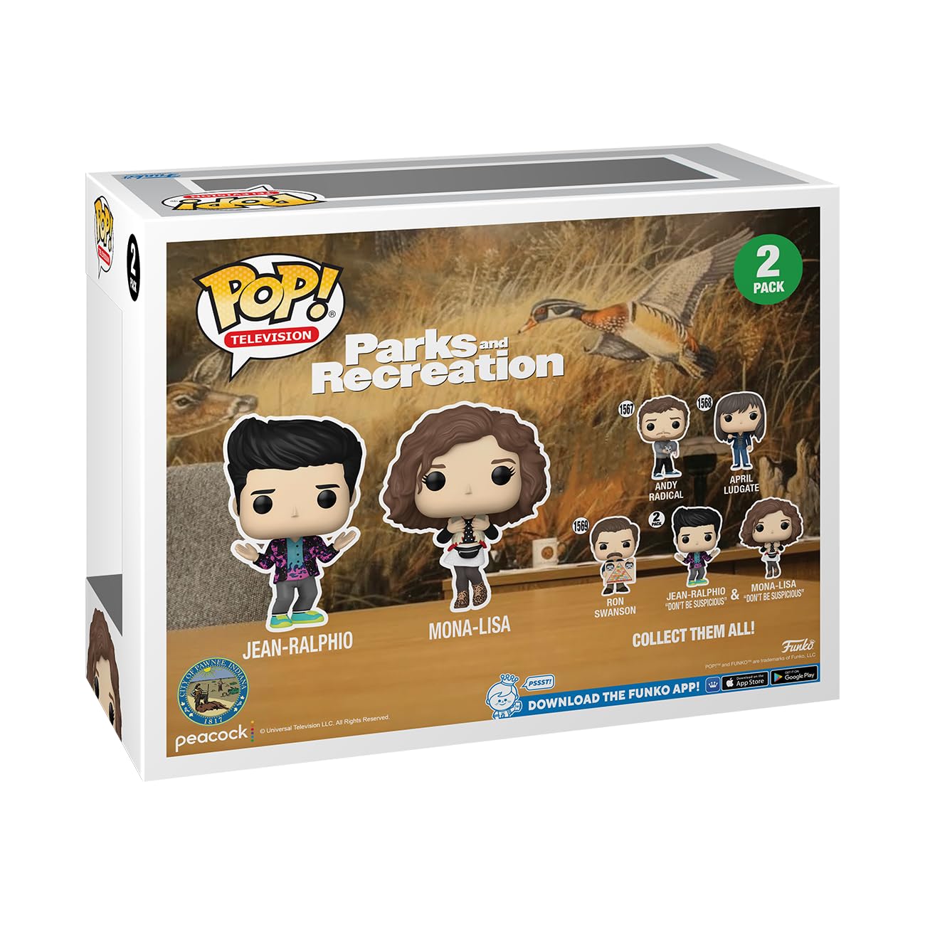 Funko POP! TV: Parks and Recreation - Mona & Jean-Ralphio Saperstein 2 Pack