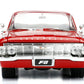 Jada Toys Fast & Furious 8 1:24 Diecast - Dom's Chevy Impala Vehicle, Red