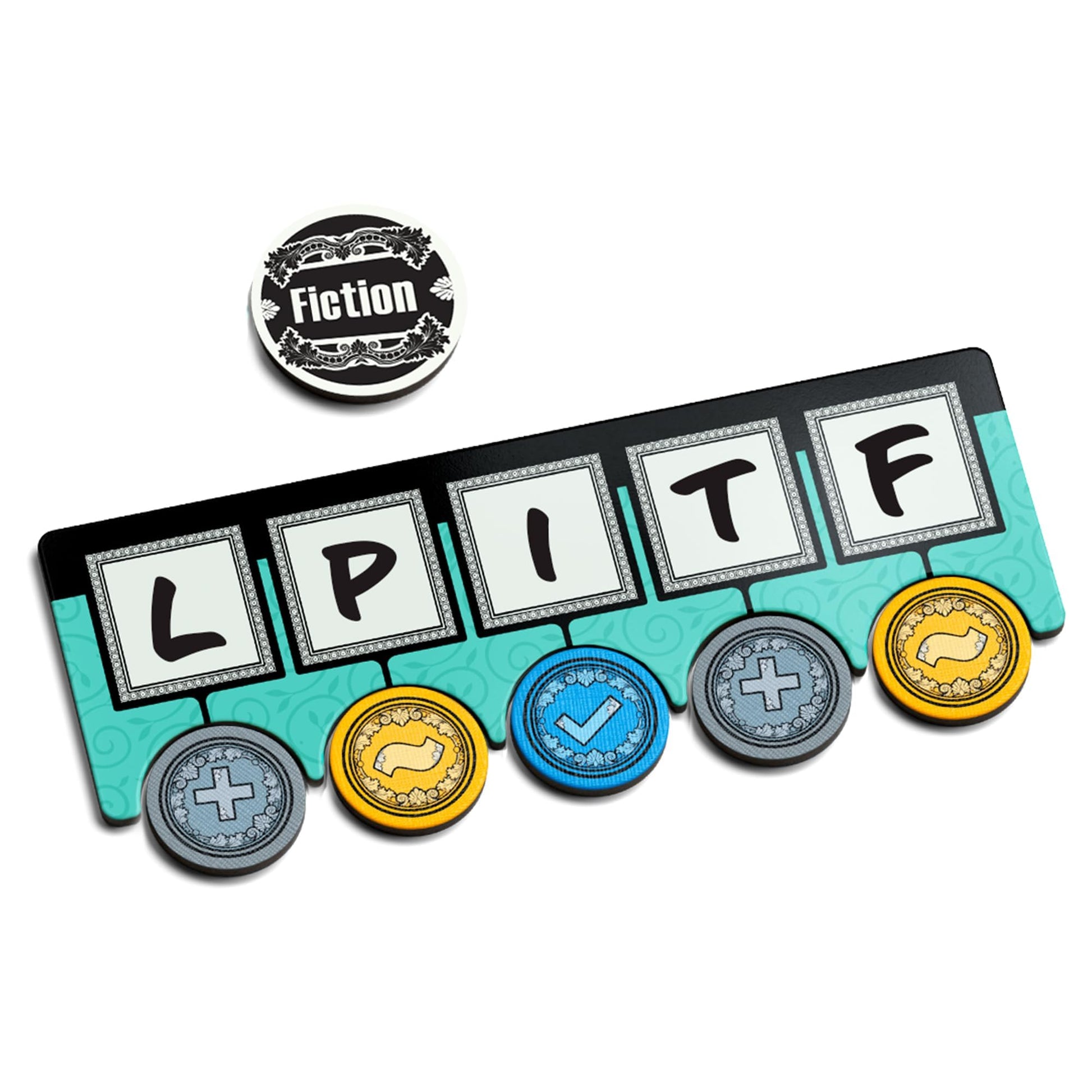 Allplay Fiction Banned Books Board Game | Cooperative Word Deduction & Bluffing Game | 2-10 Players, 20-30 Min Playtime Logic Puzzle Party Game