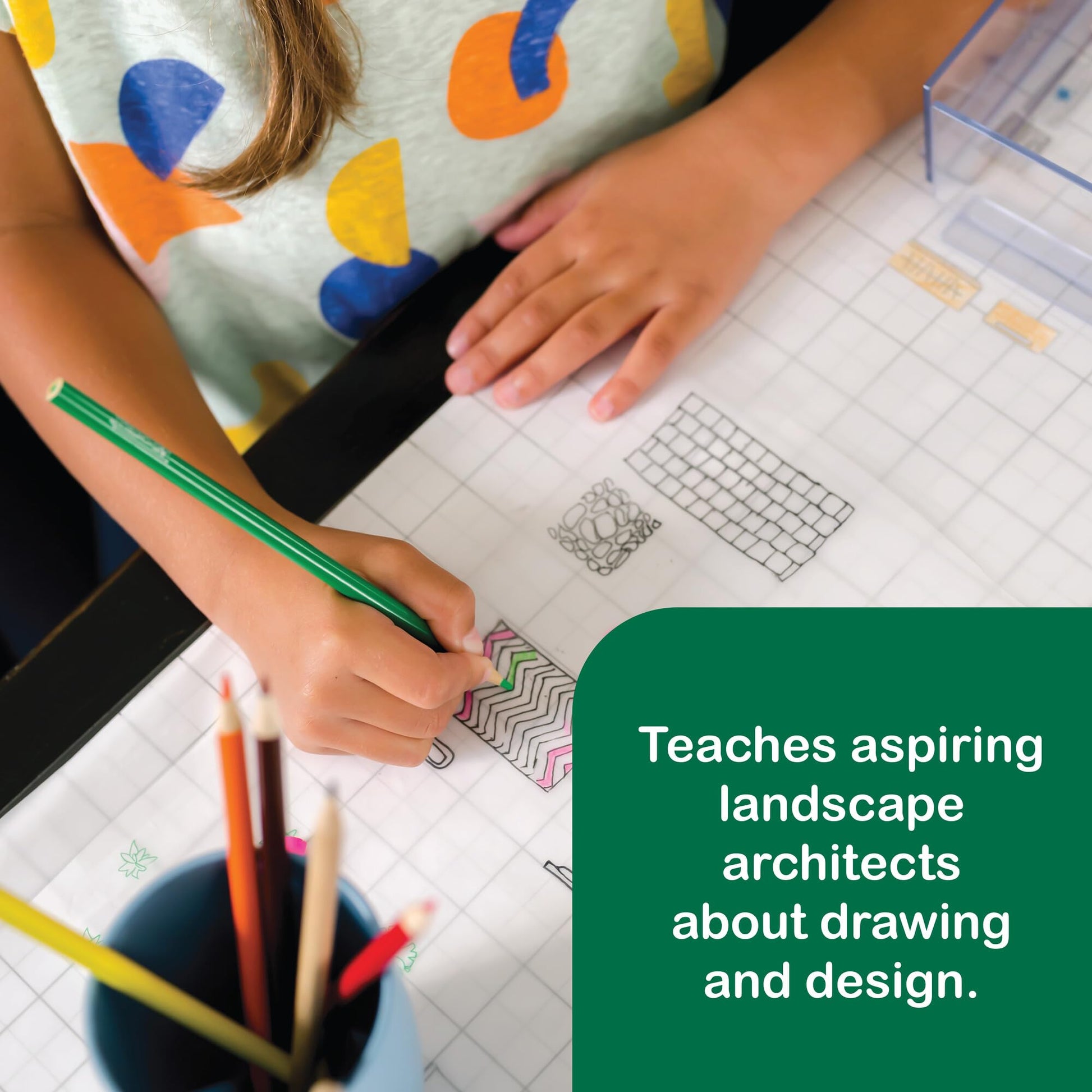 MindWare Art-chitect Landscape Designer for Kids - 3D Landscape Design Kit for Kids Ages 8 and Up - Learn The Basics of Architecture As You Design
