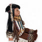 22" Collectible Native American (Indian) Vinyl Doll - VM221076 (Harsha)
