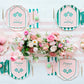 Bonjour Fete Light Pink Cabana Stripe Paper Guest Towels | Disposable, 3-Ply Napkins | Premium Party Supplies & Decor | Holidays, Kids Themed Birthday