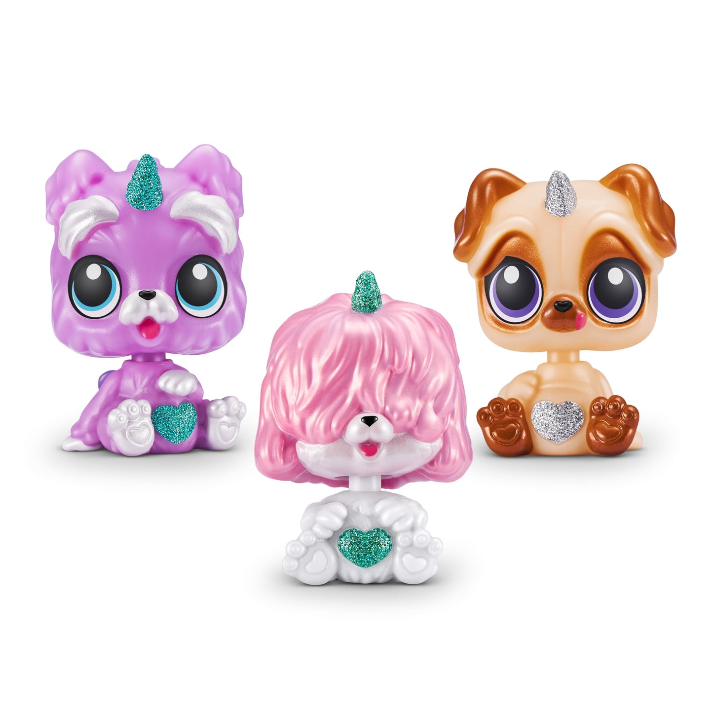 Rainbocorns Pocket Puppycorn 3 Pack by ZURU Toy Puppy Dog Mini Unboxing Girls Gifting Idea, Toys for Girls, Kid's Birthday Gift