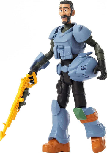 Mattel Disney and Pixar Lightyear Jr. Zap Patrol Mo Morrison Action Figure, 10 Points of Articulation & Accessories, 5-in Scale