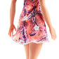 Barbie Beautiful Orange Flowery Dress by Mattel GHT24
