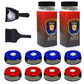 Shuffleboard Pucks Set of 8(2 5/16" (58mm)) with 2 Cans Shuffleboard Sand