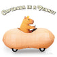 Archie McPhee Capybara in a Peanut Pull Back Toy Car