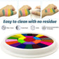 Fottaqqan 25 Color Book Finger Painting Kit Drawing Toys,Album Educational Tool Kit,Washable Children's Supplies for Birthday Kindergarten,Early