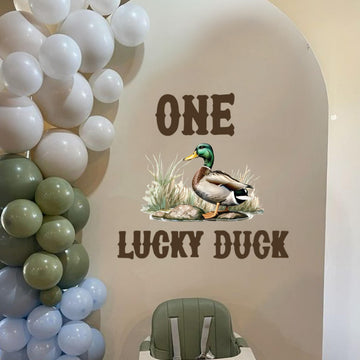 One Lucky Duck Frist Birthday Decal