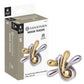 Hanayama Ripple Cast Metal Brain Teaser Puzzle, Level 5, Ages 12+