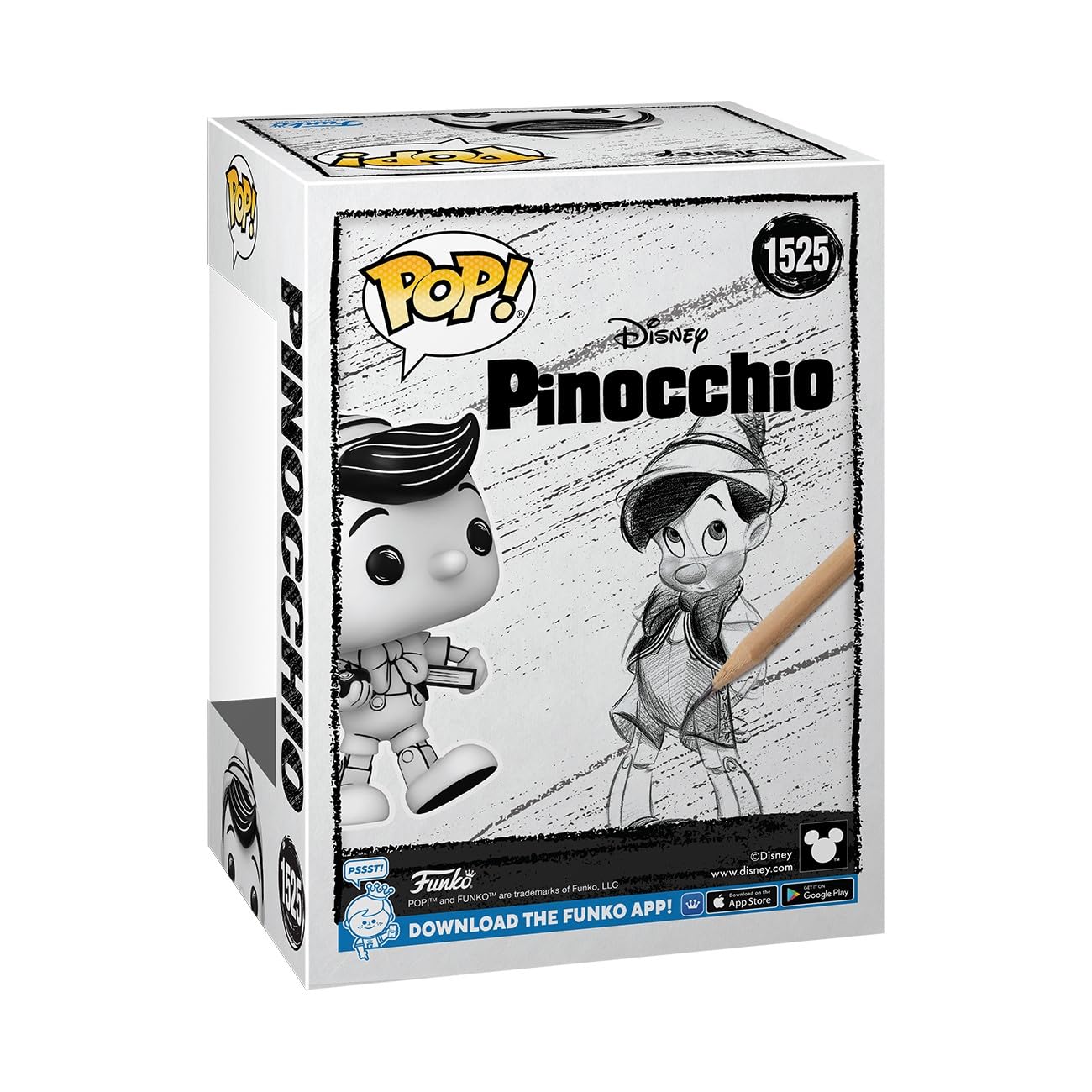 Funko POP Disney: Sketched - Pinocchio - Collectable Vinyl Figure - Gift Idea - Official Merchandise - for Kids & Adults - Movies Fans - Model Figure