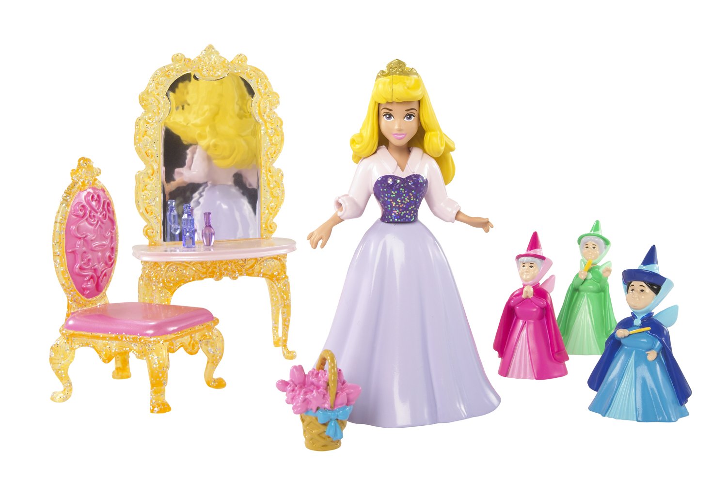 Mattel Disney Princess Favorite Moments Fairytale Scenes Sleeping Beauty Playset