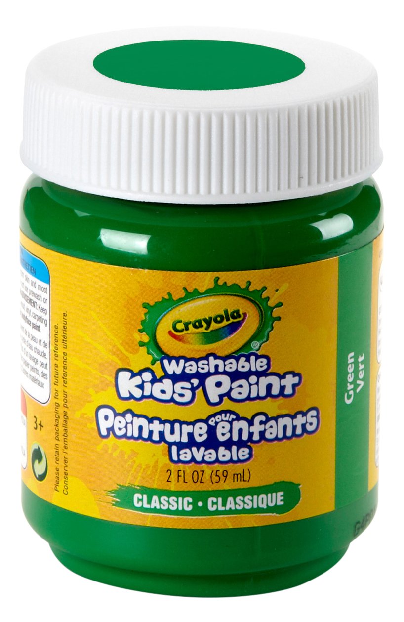 Crayola Washable Kids Paint, 2 oz, Green