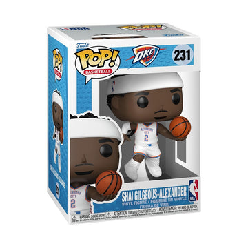 Funko Pop! NBA: Thunder - Shai Gilgeous-Alexander - Home Uniform - Collectable Vinyl Figure - Gift Idea - Official Merchandise - Toys for Kids &
