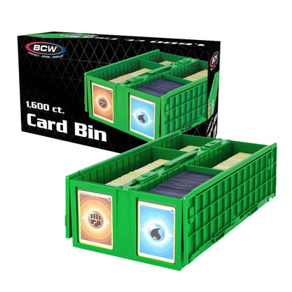 BCW Collectible Card Bin - Holds up to 1600 Cards | Large Card Storage Box for Loose Trading Cards | Pokemon, MTG, and Sports Card Storage Boxes |