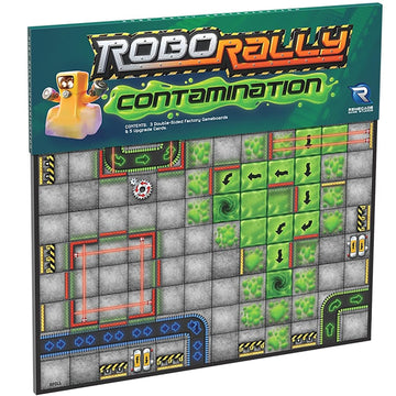 Renegade Game Studios Robo Rally Board Game Expansion - Contamination with Trap Doors & Chop Shops, 2-6 Players
