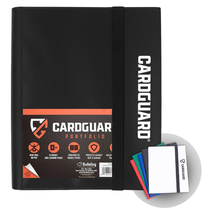 CardGuard Trading Card Binder Pro-Folio - 9 Pocket Binder - Side-Loading Album, Durable & Acid-Free Storage for Pokémon, YuGiOh, MTG, TCG, Game &