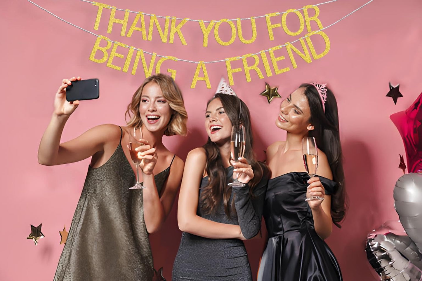 YzYbuaego Thank You for Being A Friend Banner Golden Girls, Thank You, Friend, Thanks Banner