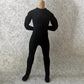 1/6 Scale Male Figure Clothes Long Sleeved Bodysuit Undercoat Jumpsuit Cloth for 12'' Action Figure Doll Clothes (Black)