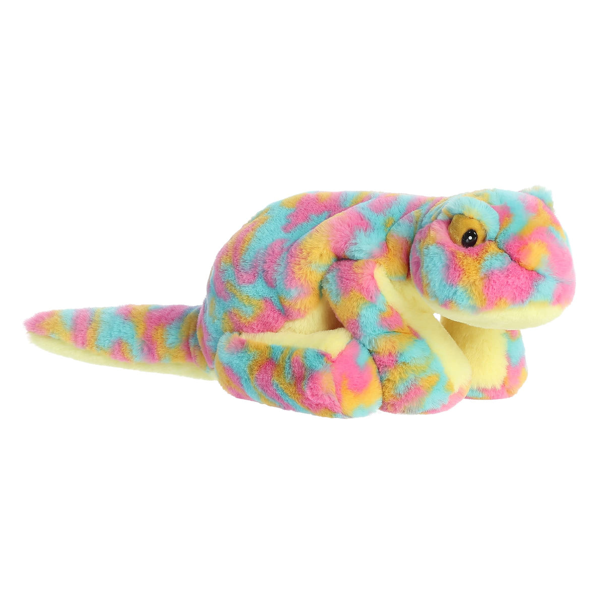 Aurora® Laid-Back Snoozles™ Gecko Stuffed Animal - Cuddly Comfort - Imaginative Playtime - Blue 19 Inches