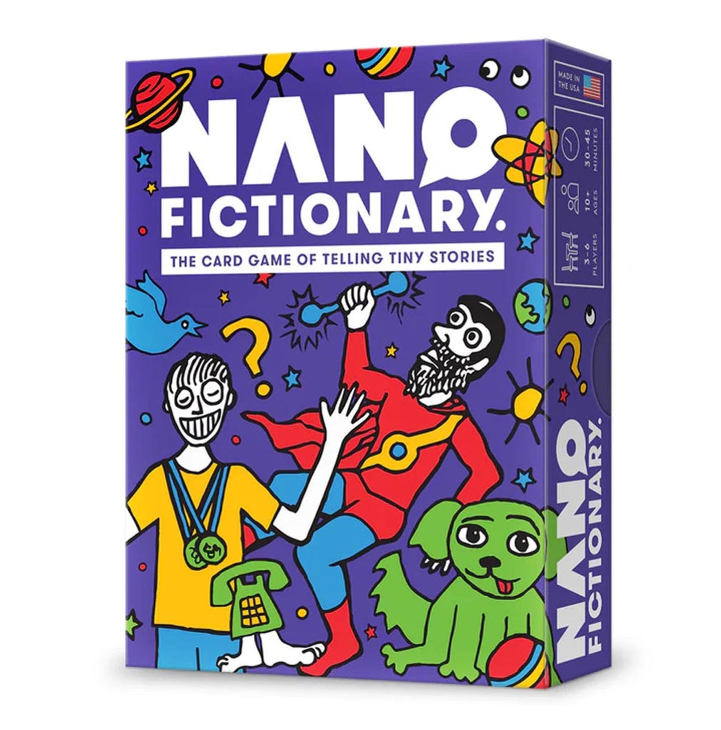 Looney Labs Nanofictionary Card Game - Creative Storytelling for All Ages