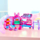 Disney Junior Minnie Mouse Bows-A-Glow Glamper Playset, Light-Up Camper RV, Working Headlights & Sounds, 2-Foot Wide Playset, Minnie & Daisy Figures