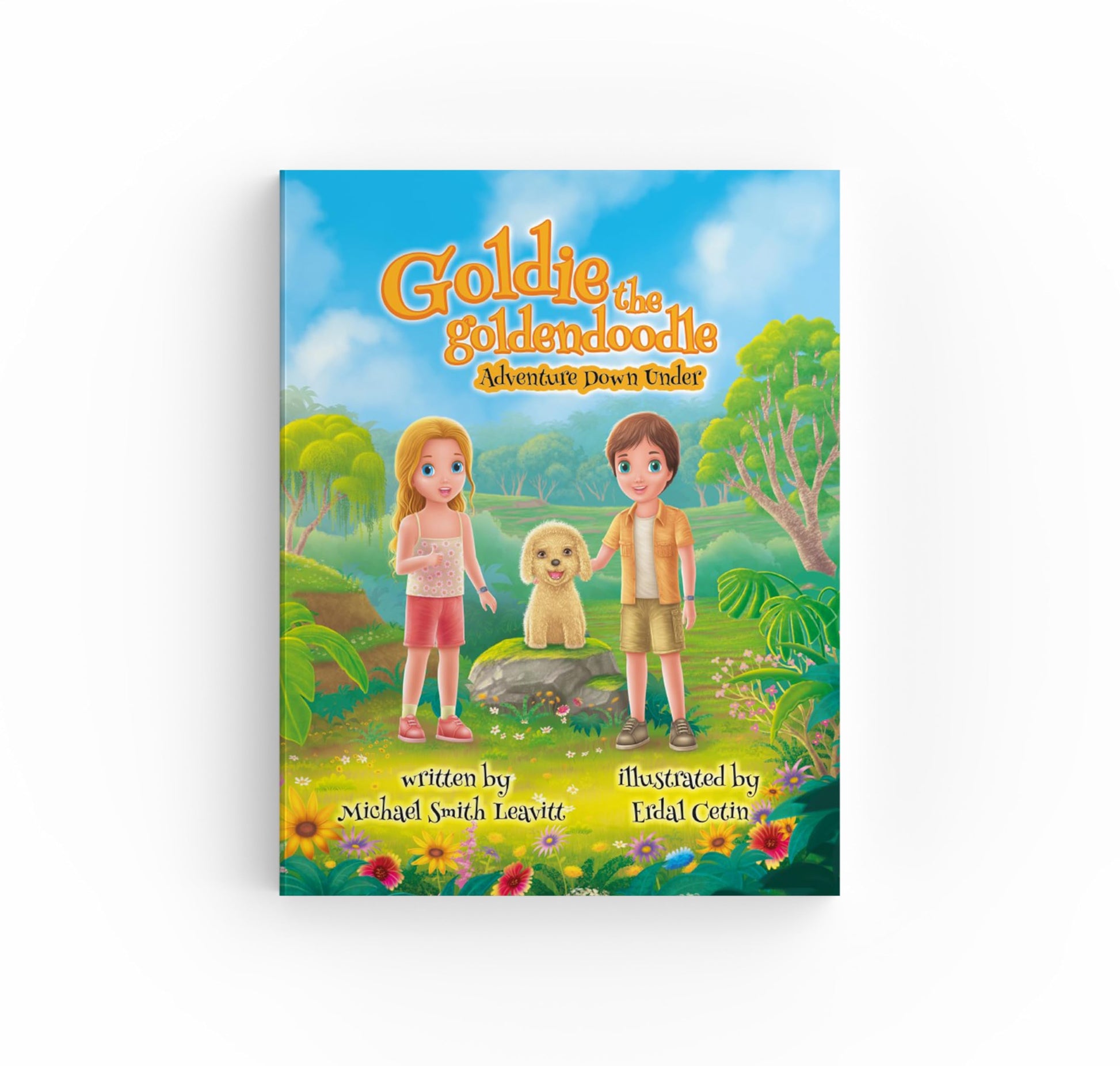 LAHEY LANE Goldie The Goldendoodle Stuffed Animal and Award Winning Children's Storybook, New Sturdy Cover Storybook with Ultra Soft Golden Retriever