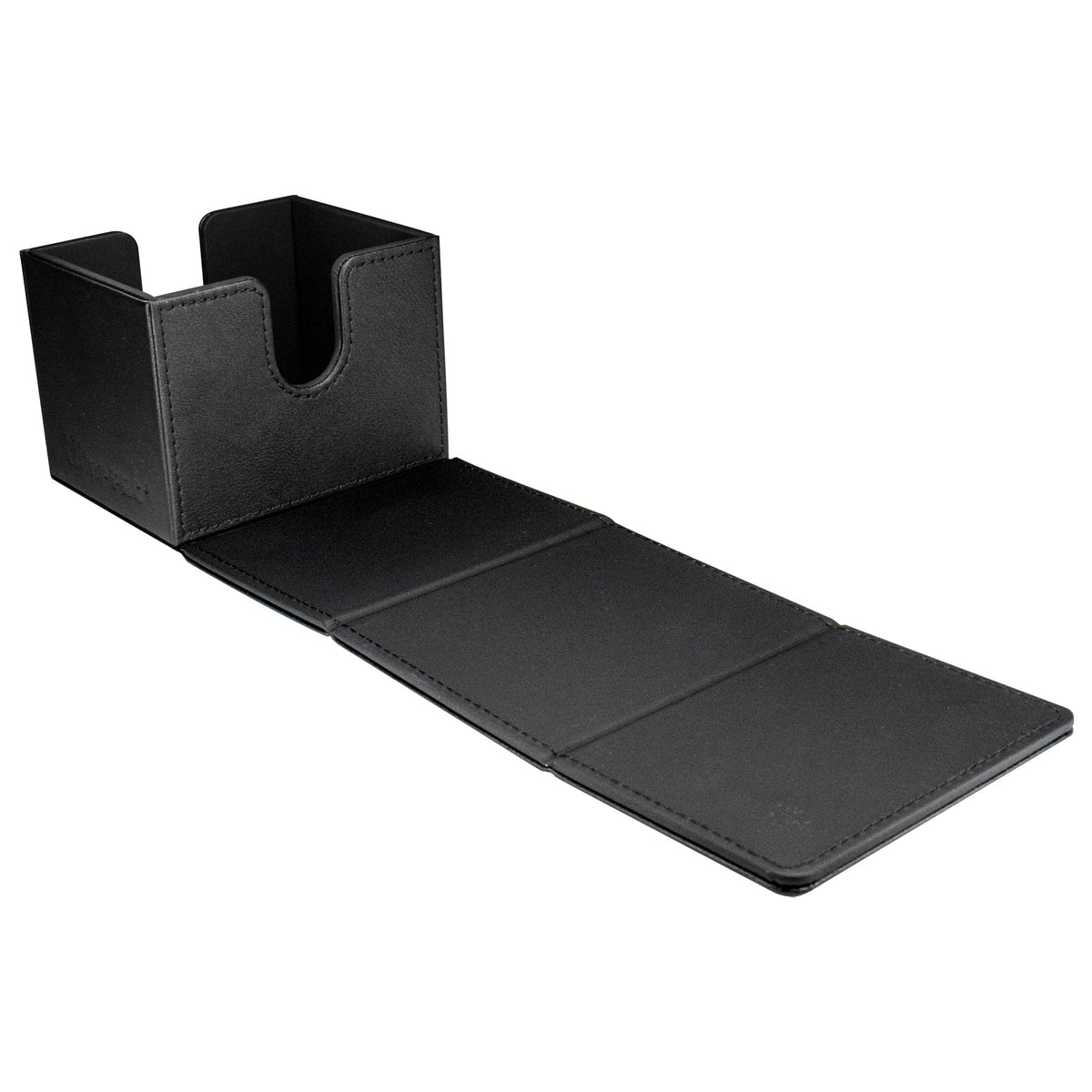 Ultra Pro - Vivid Alcove Edge Deck Box (Black) - Stores & Protects Up To 100 Standard Size Collectible, Baseball, Gaming, Sports or Any Standard Size