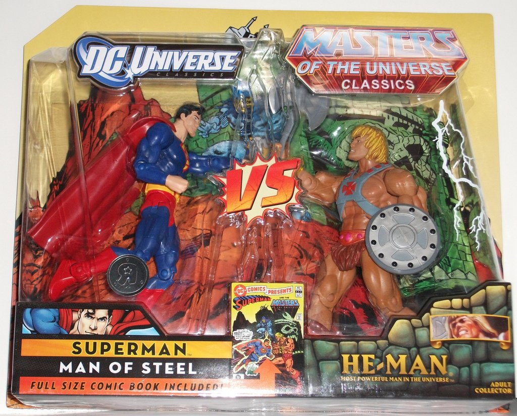 DC Universe & Masters of the Universe Classics Exclusive Action Figure 2Pack Superman Vs. HeMan