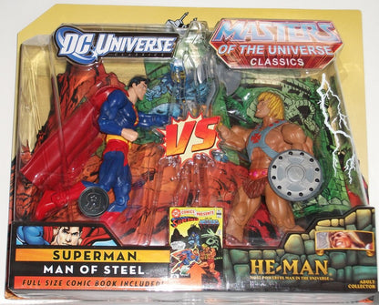 DC Universe & Masters of the Universe Classics Exclusive Action Figure 2Pack Superman Vs. HeMan