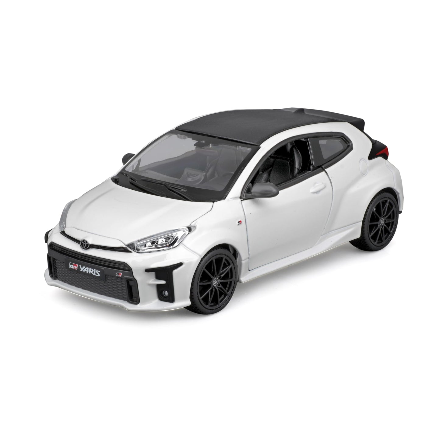 Maisto 2021 Toyota GR Yaris White with Carbon Top Special Edition Series 1/24 Diecast Model Car