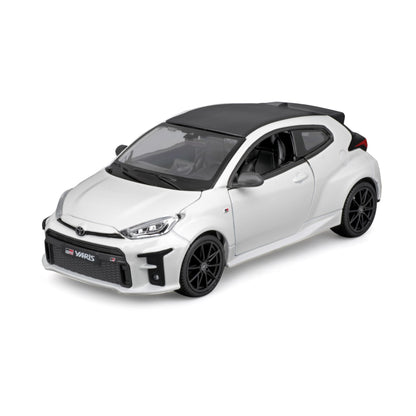Maisto 2021 Toyota GR Yaris White with Carbon Top Special Edition Series 1/24 Diecast Model Car
