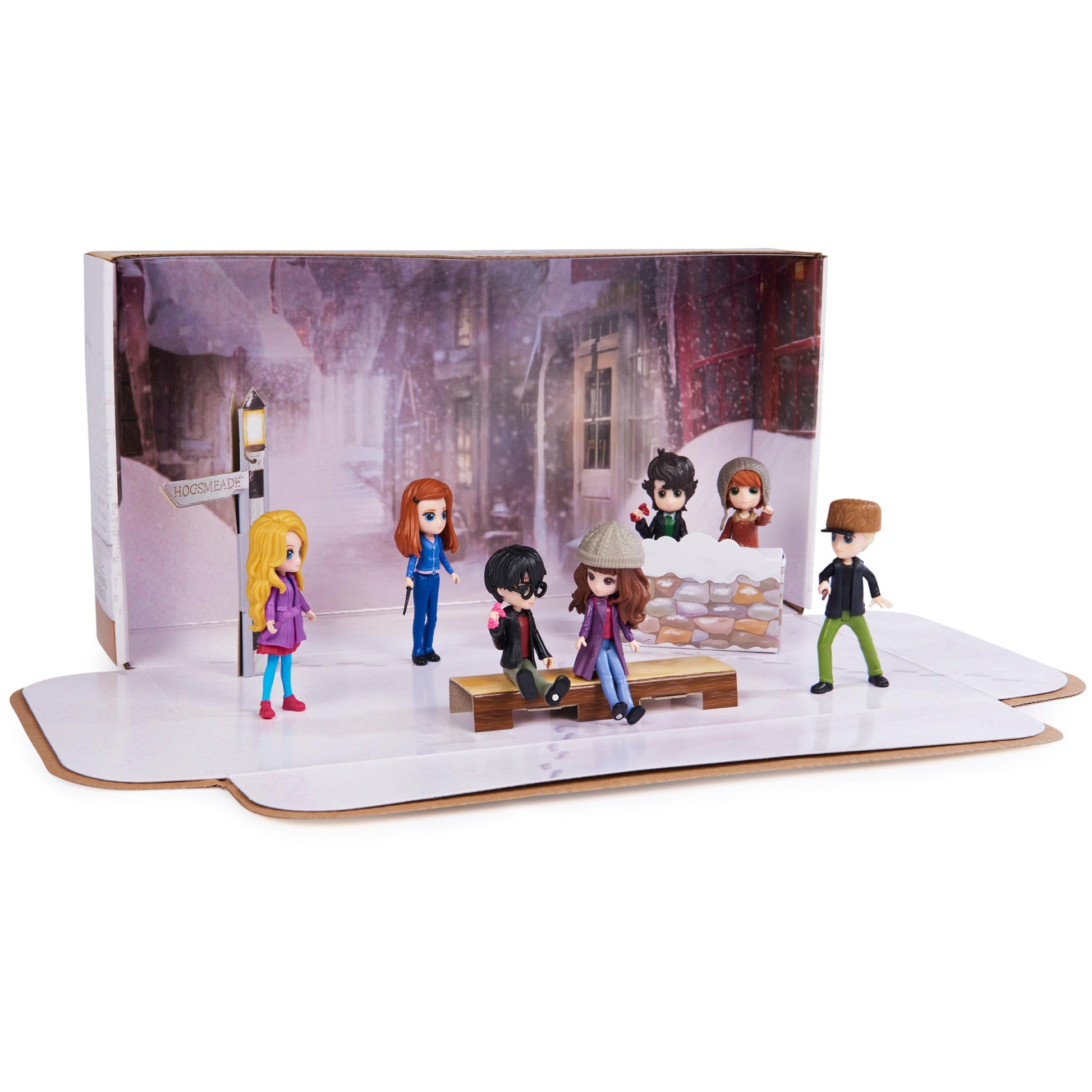 Wizarding World Harry Potter Magical Minis 7-Figure Hogsmeade Set, Ages 6+