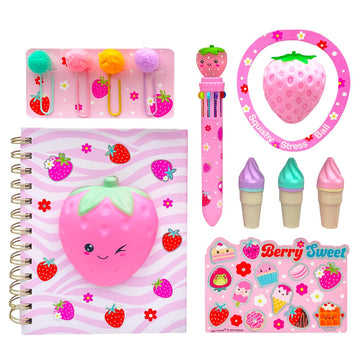 Hot Focus | Critter Creations Stationery & Craft Kit - Fun Activity Set with Stickers, Notepad, Pens & Accessories for Kids, Creative Arts & Crafts